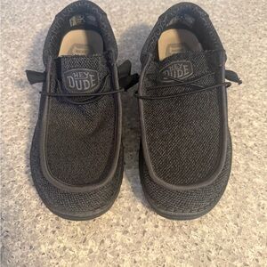 Hey Dude Men's Black Moccasins